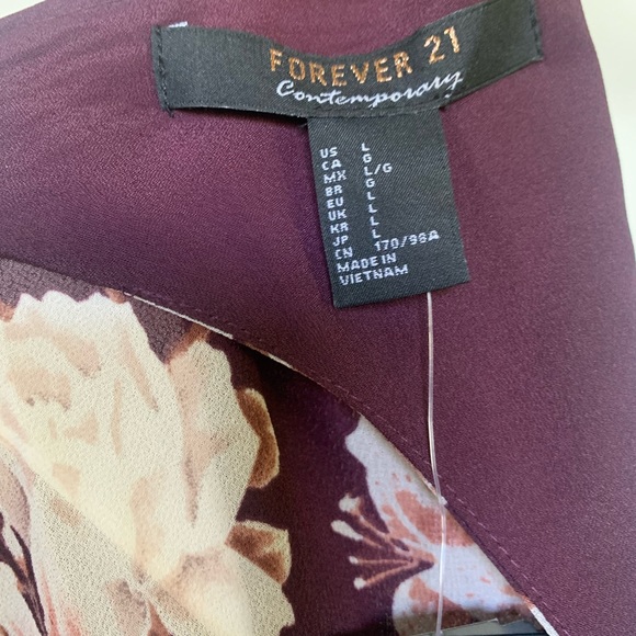 Elegant Floral Chiffon Dress - Picture 5 of 5